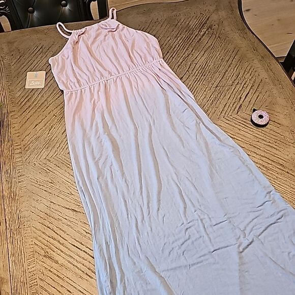 Pink purple ombre halter maxi dress girls size L NWT  Bixby Lane - Picture 11 of 14